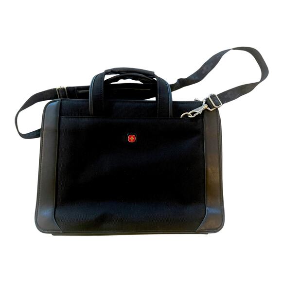 Wenger Swiss Gear Professional Travel Briefcase 15x11 Black w/ Original Notepad - Picture 1 of 9